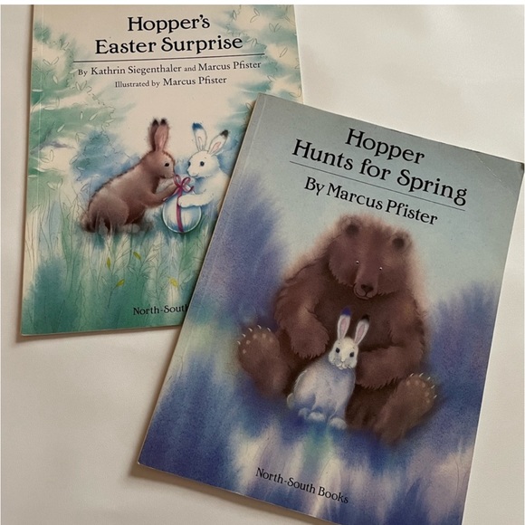 Hopper’s Easter Surprise /Hopper hunts for spring vintage books - Picture 1 of 2